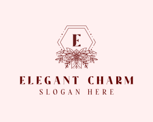 Elegant Flower Event logo design