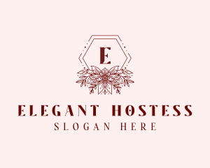 Elegant Flower Event logo design