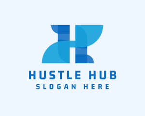 Startup Business Letter H logo design