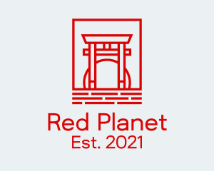 Japanese Torii Gate  logo design