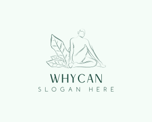 Yoga Studio - Yoga Human Stretching logo design