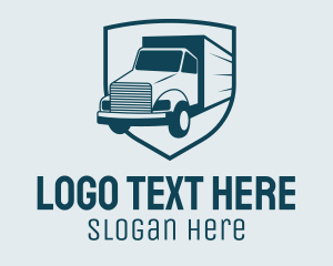 Delivery Transport Truck Logo