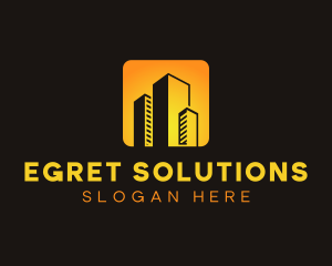 Real Estate Developer Building logo design