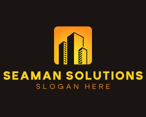 Real Estate Developer Building logo design