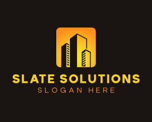 Real Estate Developer Building logo design