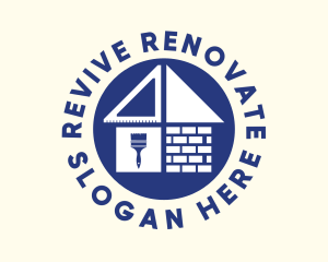 Renovate - Handyman Builder Remodeling logo design