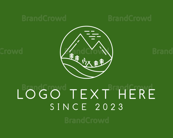 Outdoor Mountain Camp Logo