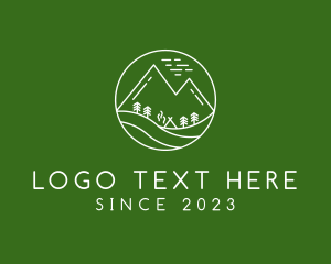 Outline - Outdoor Mountain Camp logo design