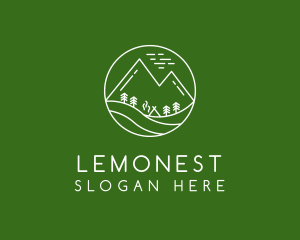 Outdoor Mountain Camp  Logo