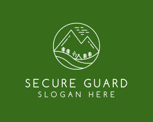 Outdoor Mountain Camp  Logo