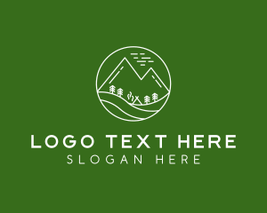 Outdoor Mountain Camp  Logo