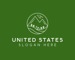 Outdoor Mountain Camp  Logo