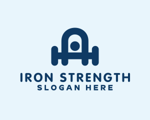 Weightlifting - Fitness Gym Weightlifter logo design