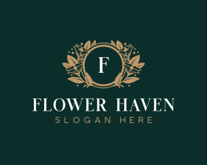 Wellness Boutique Flower  logo design