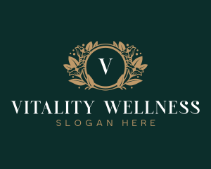 Wellness Boutique Flower  logo design