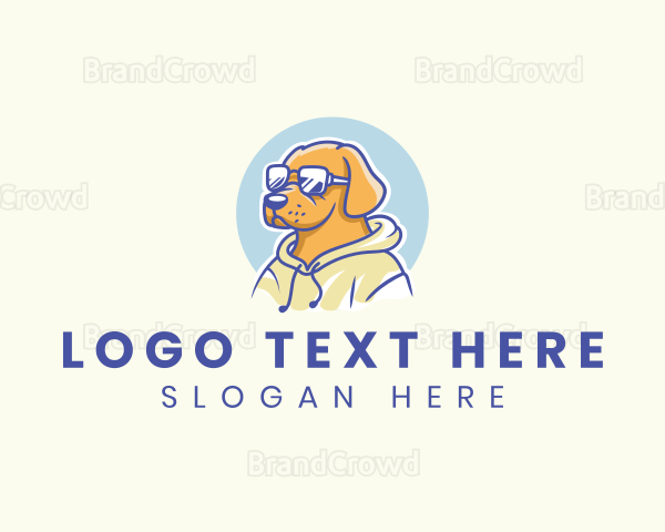 Cool Shades Dog Logo
