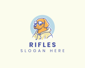 Cool Shades Dog Logo