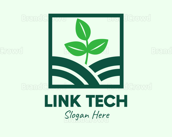 Organic Plant Seedling Logo