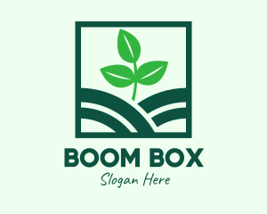 Organic Plant Seedling logo design