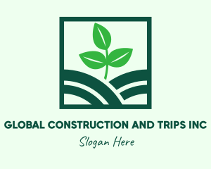 Produce - Organic Plant Seedling logo design