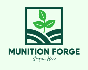 Organic Plant Seedling logo design