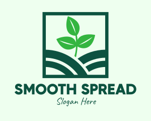 Organic Plant Seedling logo design