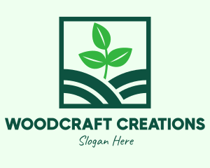 Organic Plant Seedling logo design