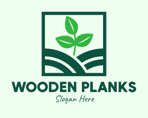 Organic Plant Seedling logo design