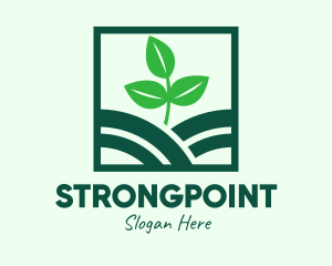 Horticulture - Organic Plant Seedling logo design