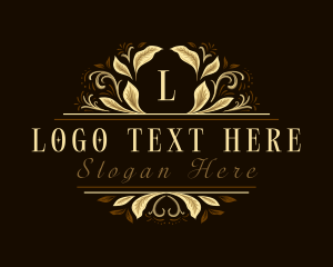 Decorative - Floral Leaf Boutique logo design