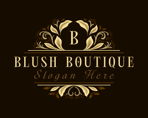 Floral Leaf Boutique logo design