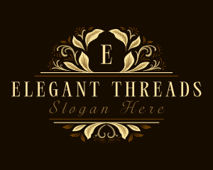 Floral Leaf Boutique logo design