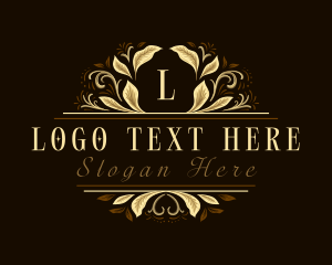 Boutique - Floral Leaf Boutique logo design