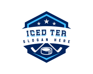 Ice Hockey League Varsity logo design