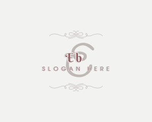 Wedding - Retro Elegant Wedding Ornament logo design