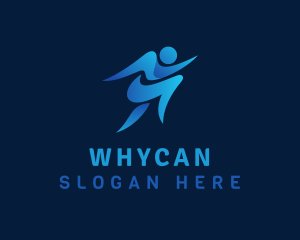 Human Athlete Marathon Logo