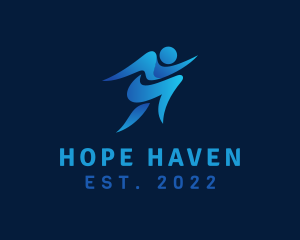 Dancer - Human Athlete Marathon logo design