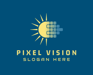 Solar Power Panel logo design