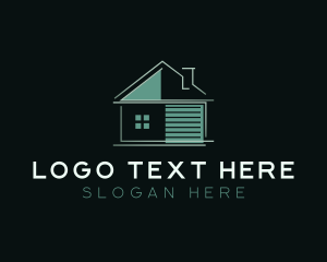 Residence - House Architecture Contractor logo design