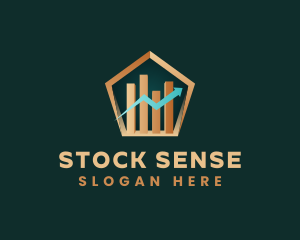 Stocks - Finance Stocks Graph logo design