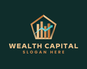 Finance Stocks Graph logo design