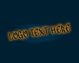 Style - Glowing Graffiti Wordmark logo design