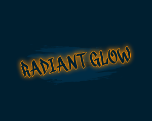 Glow - Glowing Graffiti Wordmark logo design