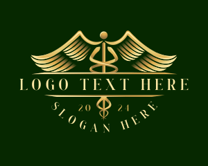 Consultation - Medical Healthcare Caduceus logo design