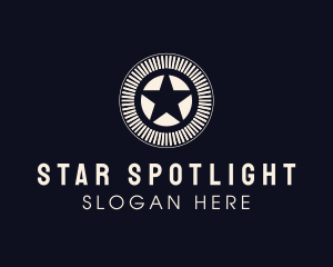 Star Burst Circle logo design