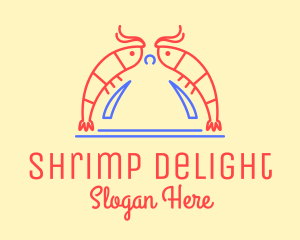 Shrimp Cloche Restaurant logo design
