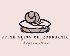 Chiropractor - Woman Body Massage logo design