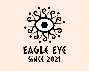 Mythical Tarot Eye  logo design