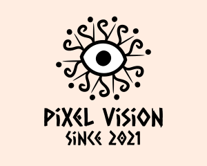 Mythical Tarot Eye  logo design