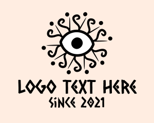 Mythical - Mythical Tarot Eye logo design